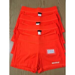 B8 New Women’s Hooters Uniform Shorts Size T-Medium with Rip Tear at the Bottom